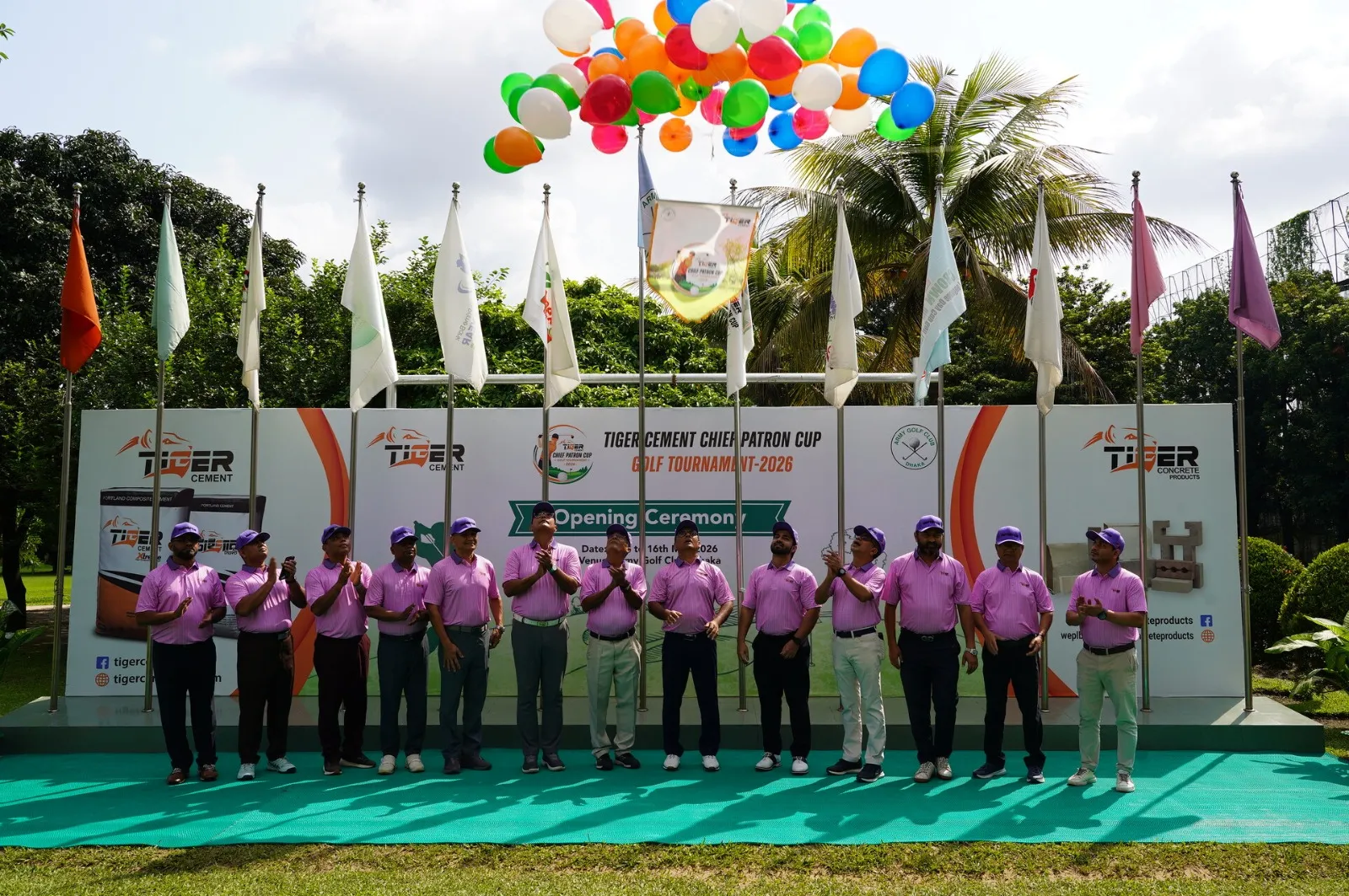 The opening ceremony of the Chief Patron Cup